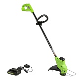 Триммер аккумуляторный Greenworks 24V G24LT25K2 1 АКБ и ЗУ (2107207SA) Триммер аккумуляторный Greenworks 24V G24LT25K2 1 АКБ и ЗУ (2107207SA)