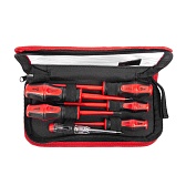 Набор диэлектрических отверток 1000 В КВТ Профи НИО-06 (78617) Набор диэлектрических отверток 1000 В КВТ Профи НИО-06 (78617)