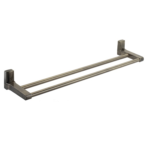 Полотенцедержатель WasserKraft Exter K-5200 635 мм двойной на шуруп металл светлая бронза (K-5240) Полотенцедержатель WasserKraft Exter K-5200 635 мм двойной на шуруп металл светлая бронза (K-5240)