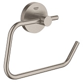 Держатель для туалетной бумаги GROHE Essentials 40689DC1 без крышки сталь хром матовый Держатель для туалетной бумаги GROHE Essentials 40689DC1 без крышки сталь хром матовый