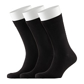 Носки мужские Hesler гребенная пряжа 41-43 черные (3 пары)