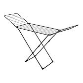 Сушилка для белья напольная Ника 20 м 1890х535х1140 мм черная Сушилка для белья напольная Ника 20 м 1890х535х1140 мм черная