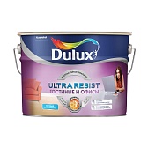 Краска моющаяся Dulux Ultra Resist гостиные и офисы база BС бесцветная 9 л Краска моющаяся Dulux Ultra Resist гостиные и офисы база BС бесцветная 9 л