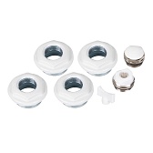 Набор присоединительный Royal Thermo 1" х 1/2" для радиатора белый 7 предметов (RT1/2W) Набор присоединительный Royal Thermo 1" х 1/2" для радиатора белый 7 предметов (RT1/2W)