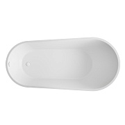 Ванна акриловая Abber 170х71 см отдельностоящая с ножками (AB9501)
