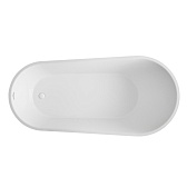 Ванна акриловая Abber 170х71 см отдельностоящая с ножками (AB9501)