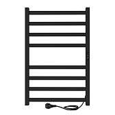 Полотенцесушитель электрический Indigo Oktava Slim 3 800х530 мм 90 Вт с терморегулятором черный муар Полотенцесушитель электрический Indigo Oktava Slim 3 800х530 мм 90 Вт с терморегулятором черный муар