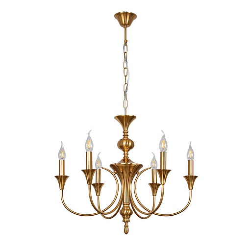 Люстра подвесная Arte Lamp Collinetta E14 240 Вт 8 кв.м (A4094LM-6PB)