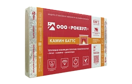 Утеплитель отражающий Роквул Камин Баттс 30x600x1000 мм 2,4 кв. м - фотография 1