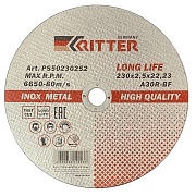 Круг отрезной по металлу Ritter LongLife HQ 230х22,2х2,5 мм (PS50230252)