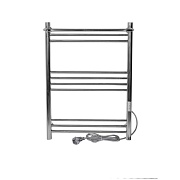 Полотенцесушитель электрический Тера Богема с полкой 800х532 мм 105 Вт с терморегулятором правый хром