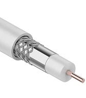 Кабель коаксиальный телевизионный RG-6U 1x0,75 мм экранированный Proconnect (100 м) Кабель коаксиальный телевизионный RG-6U 1x0,75 мм экранированный Proconnect (100 м)