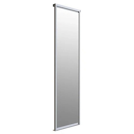 Дверь-купе 883x2452 мм зеркало/серебро Elegant