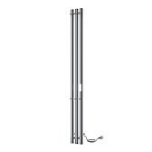 Полотенцесушитель электрический Indigo Style 1200х132 мм 65 Вт с терморегулятором серебристый