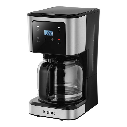 Кофеварка капельная Kitfort КТ-7628 черная Кофеварка капельная Kitfort КТ-7628 черная