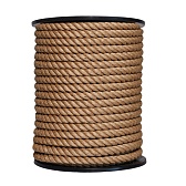 Канат крученый джутовый 3 пряди d18 мм 70 м МДС Канат крученый джутовый 3 пряди d18 мм 70 м МДС