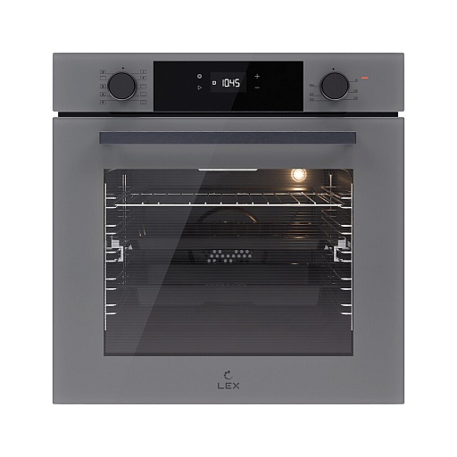 Духовой шкаф электрический встраиваемый Lex EDP 610 GR 595 мм серый (TRFE100024)