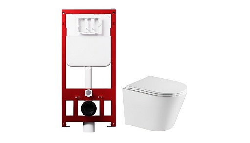 Комплект инсталляции Tokito Tatsumaki Max с унитазом Corsa Deco NX Tornado и сиденьем дюропласт микролифт