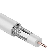 Кабель коаксиальный телевизионный RG-6U 1x0,9 мм экранированный Proconnect (100 м) Кабель коаксиальный телевизионный RG-6U 1x0,9 мм экранированный Proconnect (100 м)