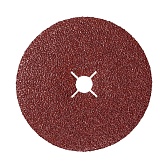 Круг фибровый шлифовальный по металлу Sait 125х22 мм P50 со шлицами