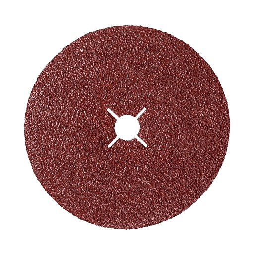 Круг фибровый шлифовальный по металлу Sait 125х22 мм P60 со шлицами