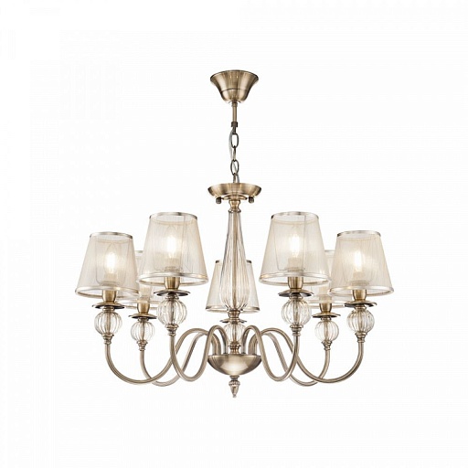 Люстра подвесная Freya Inessa E14 280 Вт 18,66 кв.м (FR2685PL-07BZ)