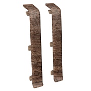 Соединитель Деконика 100 мм орех Г-профиль (2 шт.)