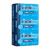 Шумоизоляция АкустиKnauf Cлим Плита 27х600х920 мм 11 кв.м