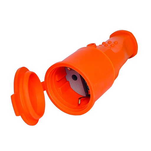 Розетка UNIVersal 16 А 250 В UNIVersal с заглушкой оранжевая (3038) Розетка UNIVersal 16 А 250 В UNIVersal с заглушкой оранжевая (3038)