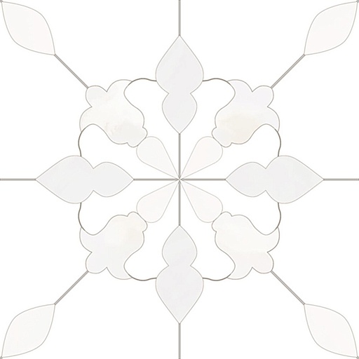 Керамогранит Monopole Aramis White 187х187х8 мм (23 шт.=0,805 кв.м)