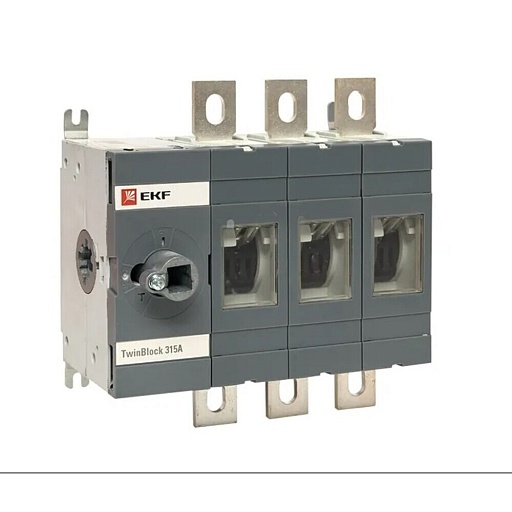Выключатель-разъединитель EKF TwinBlock 3P 315А 400-690 В на монтажную плату (tb-s-315-3p) Выключатель-разъединитель EKF TwinBlock 3P 315А 400-690 В на монтажную плату (tb-s-315-3p)