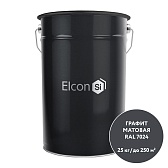 Грунт-эмаль по ржавчине 3в1 Elcon графит RAL 7024 матовая 25 кг
