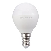 Лампа светодиодная Voltega E14 2800К 10 Вт 880 Лм 220-240 В шар матовая Лампа светодиодная Voltega E14 2800К 10 Вт 880 Лм 220-240 В шар матовая