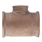 Тройник Viega (362515) 1 ВР(г) х 1/2 ВР(г) х 1 ВР(г) бронзовый Тройник Viega (362515) 1 ВР(г) х 1/2 ВР(г) х 1 ВР(г) бронзовый