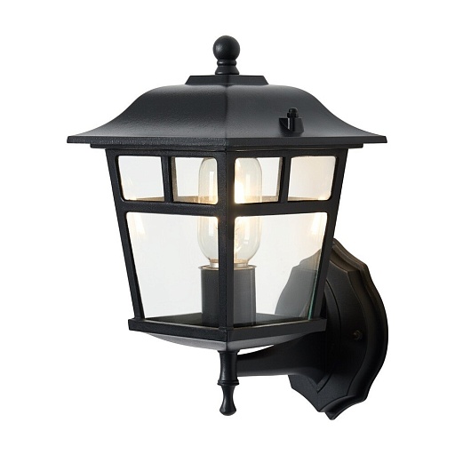 Светильник садово-парковый настенный Voltega Eve черный 280 мм E27 40 Вт IP44 (VGL7212WL-01B)