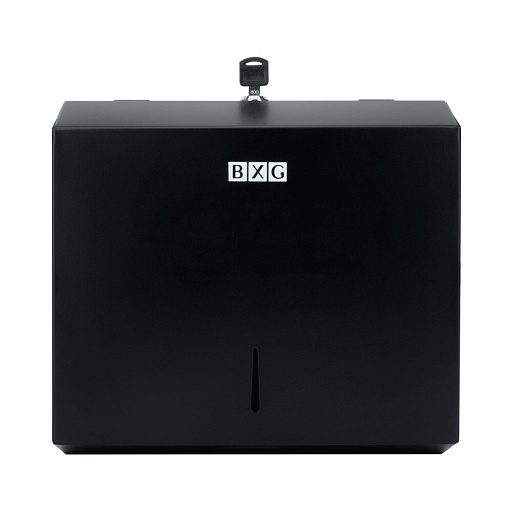 Диспенсер BXG PD-5003В для бумажных полотенец нержавеющая сталь черный (1750502)