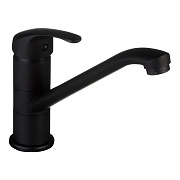 Смеситель для кухни и раковины Iddis Male черный однорычажный (MALBL00i05)