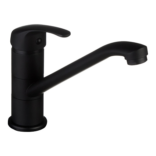 Смеситель для кухни и раковины Iddis Male черный однорычажный (MALBL00i05)