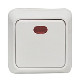 Выключатель EKF Рим одноклавишный накладной белый (ENV10-121-10) Выключатель EKF Рим одноклавишный накладной белый (ENV10-121-10)