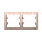 Рамка Systeme Electric Glossa двухместная сосна (SE GSL001502)