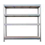 Стеллаж металлический оцинкованный AR Shelving Bullrack rivet 2000х2000х600 мм 4 полки