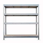 Стеллаж металлический оцинкованный AR Shelving Bullrack rivet 2000х2000х600 мм 4 полки
