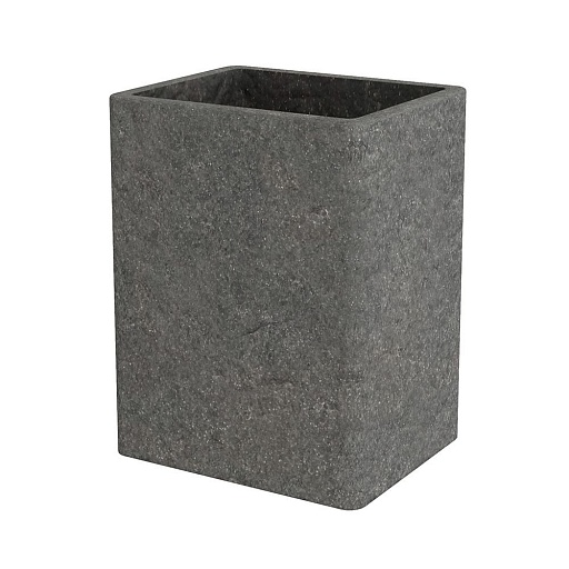 Стакан для ванной Fora Stone Black настольный полирезин черный (FOR-STN44BL)