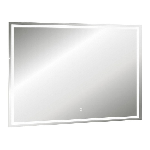 Зеркало с подсветкой прямоугольное 100х80 см с сенсорным включением Abber See (AG6115S-1.0)
