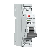 Автоматический выключатель EKF PROxima ВА 47-63N 1P 50А тип С 6 кА 230 В на DIN-рейку (M636150C)