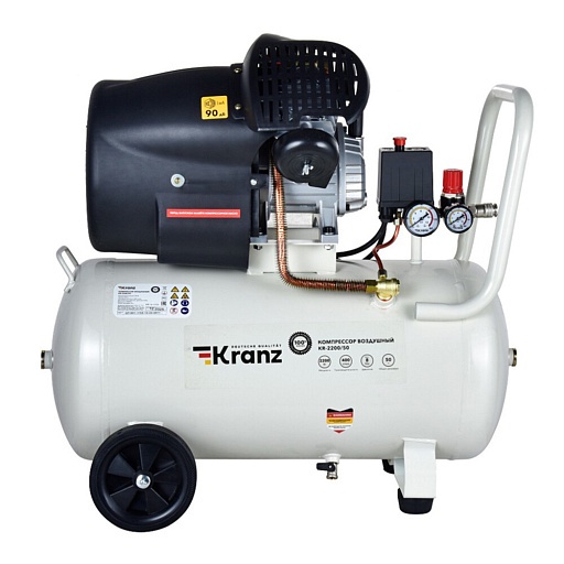 Компрессор масляный Kranz KR-2200/50 50 л 2,2 кВт (KR-16-1153)