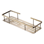 Полка для ванной Swedbe Select 400х128х76 мм металл золото (9817GO) Полка для ванной Swedbe Select 400х128х76 мм металл золото (9817GO)