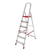 Стремянка алюминиевая 6 ступеней 80-130 мм 1,29 м Новая высота Стремянка алюминиевая 6 ступеней 80-130 мм 1,29 м Новая высота