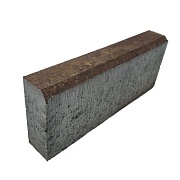 Бордюр тротуарный БР50.20.8 В вибропрессованный 500х200х80 мм colormix вулкан Выбор
