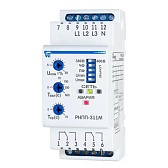 Реле напряжения и контроля фаз Новатек-Электро РНПП-311М трехфазное 380 В 6 А тип AC (9762819)